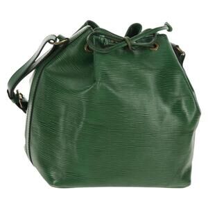 LOUIS VUITTON Epi Petit Noe Shoulder Bag Green M44104 LV Auth 157850